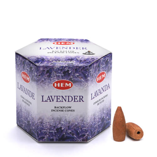 Lavender Backflow Cones