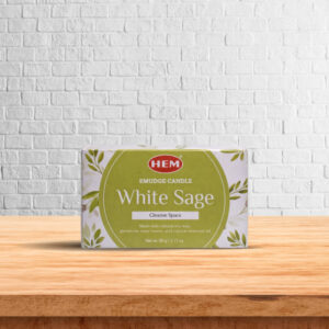 White Sage Smudge Tea Light Candle